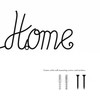 Hastings Home Metal Cutout, Home Sweet Home Cursive Cutout Sign, 3D Word Art Accent Décor, Modern Rustic Farmhouse 711890VXD